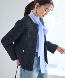 GIANFRANCO FERRE ツイードジャケット 金ボタン ラメ入り 38 URBAN RESEARCH（アーバンリサーチ）の「GIOLICAラメツイード