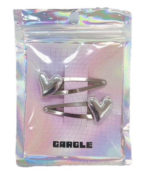 gargle(ガーグル)の「gargle ガーグル:GARGLE COREシリーズ 韓国アクセ くまちゃんセット くま ストーン ピアス(ピアス(両耳用)・レディース・クリア/パープル・FREE)」の5枚目の写真