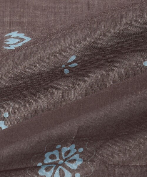 green label relaxing（グリーンレーベルリラクシング）の「バンダナ スカーフ（バンダナ/スカーフ・レディース・ライトブルー/ブラウン系・FREE）」の7枚目の写真