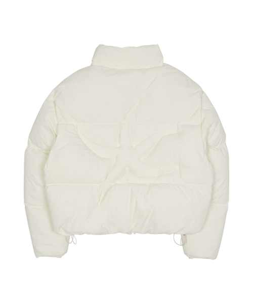 THECOLDESTMOMENT(ザコールデストモーメント)の「TCM starfish logo puffer jacket (ivory)(ダウンジャケット/コート・レディース・その他・ONE SIZE)」の1枚目の写真