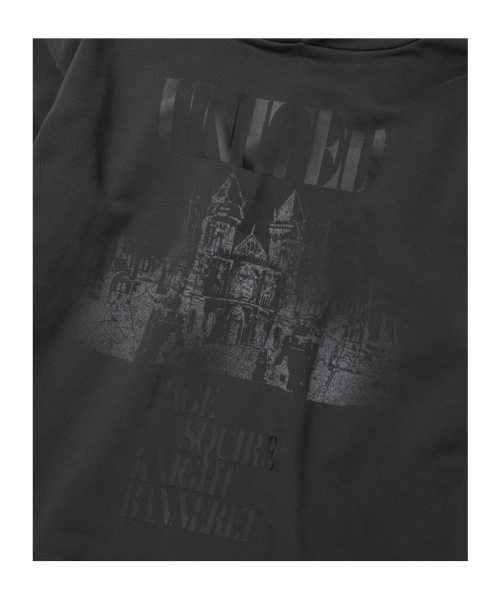 ETCE（イーティーシーイー）の「UNITED CASTLE HOODIE (BLACK)（パーカー・レディース・その他・M/L/XL）」の3枚目の写真