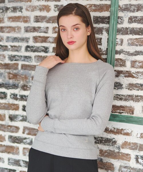 DRESSTERIOR（ドレステリア）の「20／－フライスベーシックプルオーバー（Tシャツ/カットソー・レディース・ブラック/グレー/ホワイト・38/36/34）」の3枚目の写真