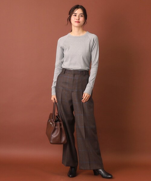 DRESSTERIOR（ドレステリア）の「20／－フライスベーシックプルオーバー（Tシャツ/カットソー・レディース・ブラック/グレー/ホワイト・38/36/34）」の19枚目の写真