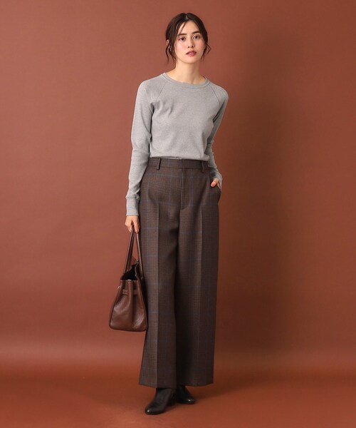 DRESSTERIOR（ドレステリア）の「20／－フライスベーシックプルオーバー（Tシャツ/カットソー・レディース・ブラック/グレー/ホワイト・38/36/34）」の20枚目の写真