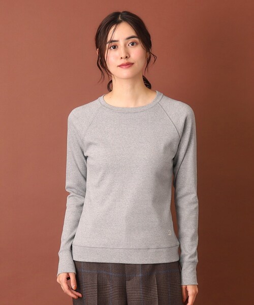 DRESSTERIOR（ドレステリア）の「20／－フライスベーシックプルオーバー（Tシャツ/カットソー・レディース・ブラック/グレー/ホワイト・38/36/34）」の11枚目の写真