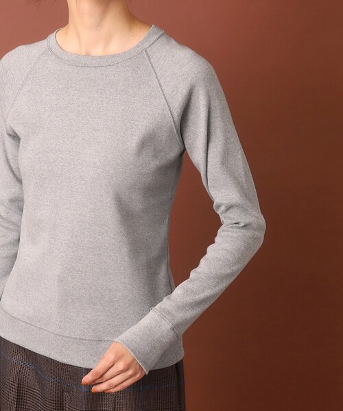 DRESSTERIOR（ドレステリア）の「20／－フライスベーシックプルオーバー（Tシャツ/カットソー・レディース・ブラック/グレー/ホワイト・38/36/34）」の4枚目の写真