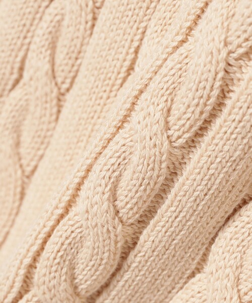 BEAMS PLUS(ビームスプラス)の「Knit Polo Cable(ポロシャツ・メンズ・レッド/オリーブ/ブラック/ブルー/ネイビー/イエロー/ベージュ/グレー/ホワイト/ブラウン・LARGE/SMALL/MEDIUM/X-LARGE)」の22枚目の写真