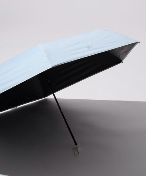 MIZUNO（ミズノ　）の「【WEB限定】遮光100％ 遮熱 晴雨兼用 折りたたみ日傘 軽量 裾パイピング（折りたたみ傘・レディース・ライトグレー/ホワイト/スカイブルー/サックスブルー・FREE）」の17枚目の写真