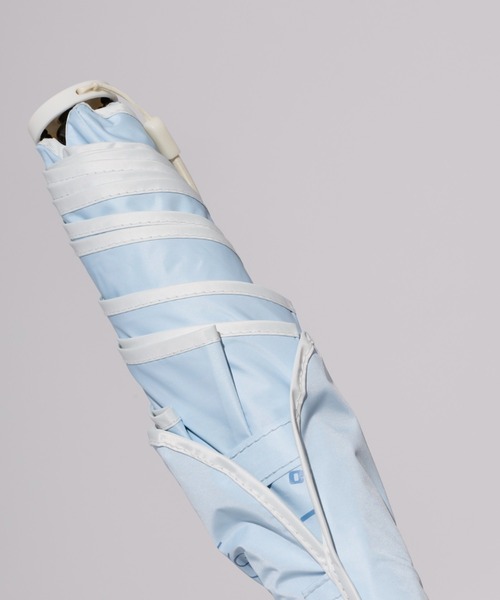 MIZUNO（ミズノ　）の「【WEB限定】遮光100％ 遮熱 晴雨兼用 折りたたみ日傘 軽量 裾パイピング（折りたたみ傘・レディース・ライトグレー/ホワイト/スカイブルー/サックスブルー・FREE）」の19枚目の写真