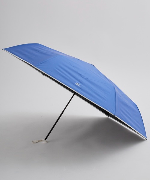 MIZUNO（ミズノ　）の「【WEB限定】遮光100％ 遮熱 晴雨兼用 折りたたみ日傘 軽量 裾パイピング（折りたたみ傘・レディース・ライトグレー/ホワイト/スカイブルー/サックスブルー・FREE）」の11枚目の写真