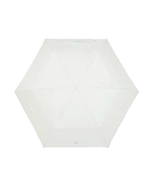 MIZUNO（ミズノ　）の「【WEB限定】遮光100％ 遮熱 晴雨兼用 折りたたみ日傘 軽量 裾パイピング（折りたたみ傘・レディース・ライトグレー/ホワイト/スカイブルー/サックスブルー・FREE）」の7枚目の写真