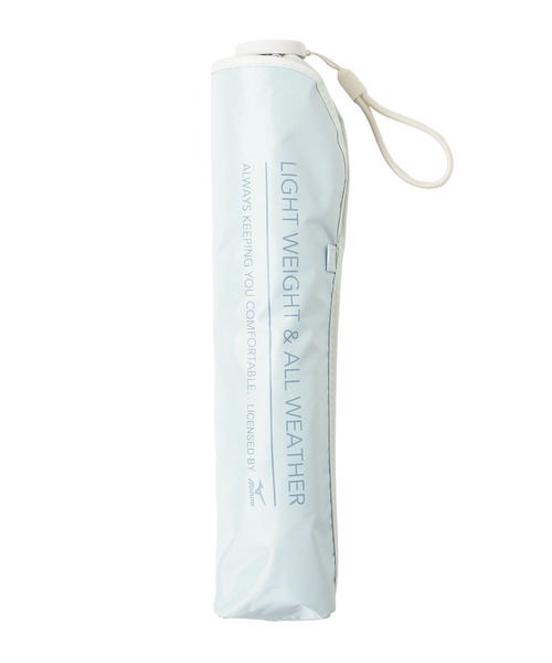 MIZUNO（ミズノ　）の「【WEB限定】遮光100％ 遮熱 晴雨兼用 折りたたみ日傘 軽量 裾パイピング（折りたたみ傘・レディース・ライトグレー/ホワイト/スカイブルー/サックスブルー・FREE）」の16枚目の写真