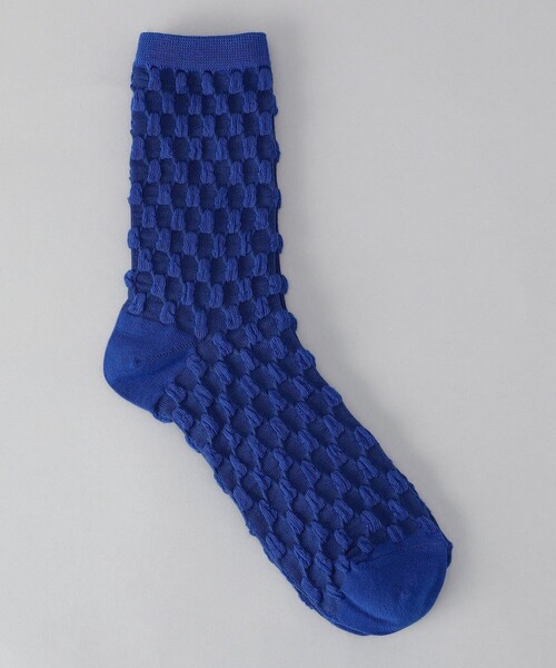 coen（コーエン）の「ポコポコ立体デザインソックス（ソックス/靴下・レディース・オフホワイト/ブラック/イエロー/コバルトブルー・FREE）」の3枚目の写真