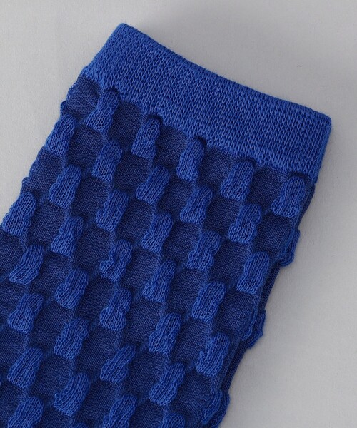 coen（コーエン）の「ポコポコ立体デザインソックス（ソックス/靴下・レディース・オフホワイト/ブラック/イエロー/コバルトブルー・FREE）」の5枚目の写真