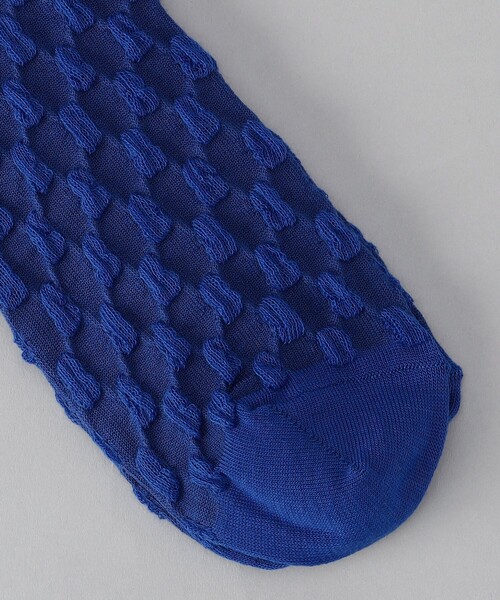coen（コーエン）の「ポコポコ立体デザインソックス（ソックス/靴下・レディース・オフホワイト/ブラック/イエロー/コバルトブルー・FREE）」の7枚目の写真