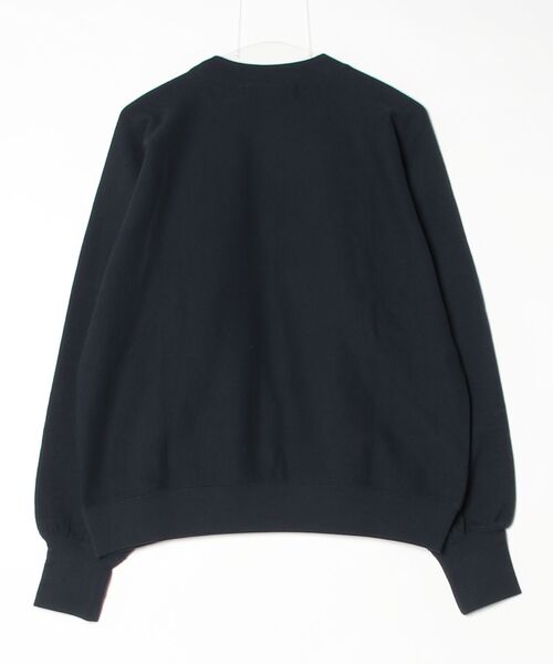 THE SHINZONE（ザ　シンゾーン）の「COTTON WOOL SWEATSHIRT 24AMSCU10（Tシャツ/カットソー・レディース・ネイビー/グレー・FREE）」の3枚目の写真