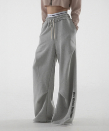 FANSHOW（ファンショー）の「SIX COLON NINETEEN ジオメトリーフリースライニングパンツ - メランジェ（スウェットパンツ）」