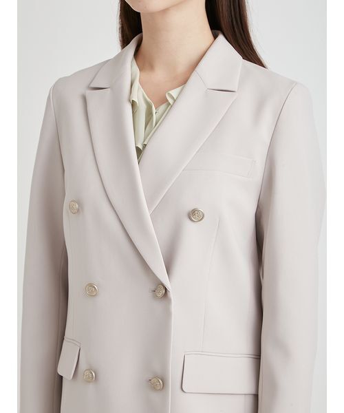 CELFORD（セルフォード）の「【セットアップ対応】ダブルブレストテーラードジャケット（テーラードジャケット・レディース・ライトベージュ/ライトピンク/ダークネイビー・36/38）」の13枚目の写真