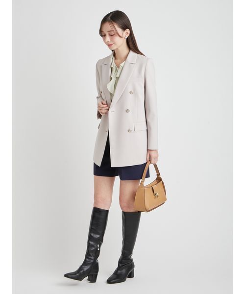 CELFORD（セルフォード）の「【セットアップ対応】ダブルブレストテーラードジャケット（テーラードジャケット・レディース・ライトベージュ/ライトピンク/ダークネイビー・36/38）」の19枚目の写真