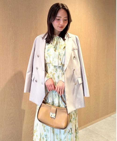 CELFORD（セルフォード）の「【セットアップ対応】ダブルブレストテーラードジャケット（テーラードジャケット・レディース・ライトベージュ/ライトピンク/ダークネイビー・36/38）」の2枚目の写真