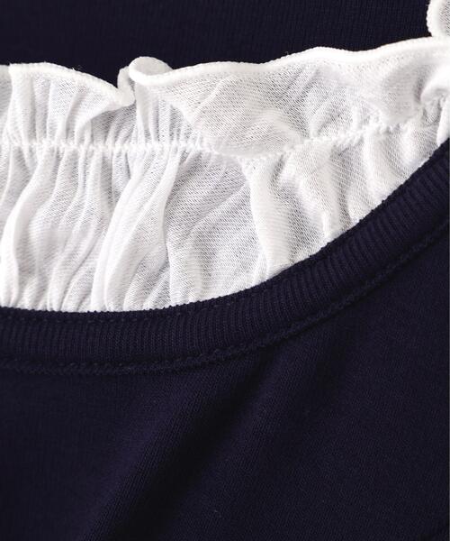 FREE'S MART（フリーズマート）の「◆レイヤード風ペプラムカットソー（Tシャツ/カットソー・レディース・ブルー/グレー/ネイビー・FREE）」の14枚目の写真