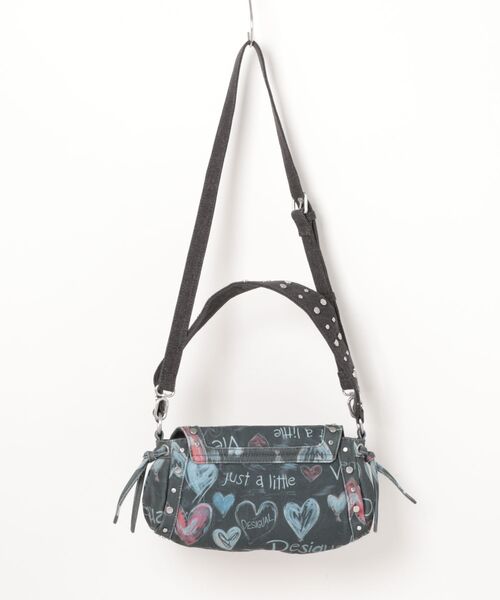 Desigual（デシグアル）の「グラフィティプリント デニム風ミディアムショルダーバッグ ストリート×ラグジュアリー【2026年春夏 新作】（ショルダーバッグ・レディース・マルチ・FREE）」の5枚目の写真