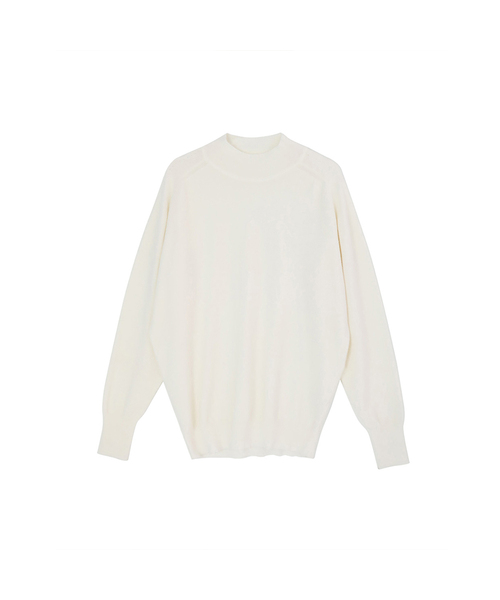 VASCARA(バスカラ)の「More Half-neck Knitwear (10colors)(ニット/セーター・レディース・ブラウン/Brick/ライトグレー/マスタード/パープル/ブラック/ブルー/ライトブラウン/カーキ/アイボリー・FREE)」の2枚目の写真