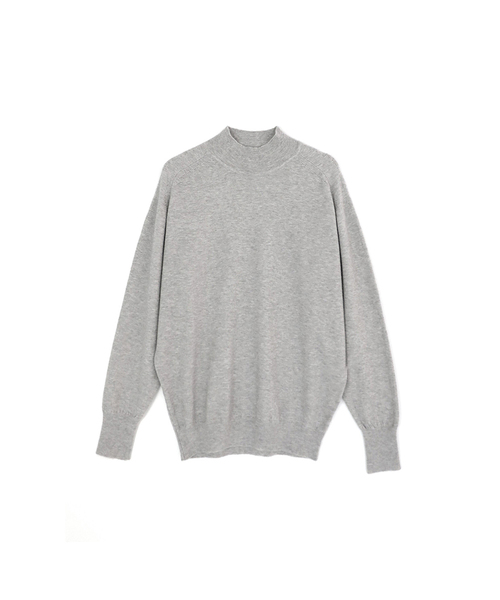 VASCARA(バスカラ)の「More Half-neck Knitwear (10colors)(ニット/セーター・レディース・ブラウン/Brick/ライトグレー/マスタード/パープル/ブラック/ブルー/ライトブラウン/カーキ/アイボリー・FREE)」の3枚目の写真