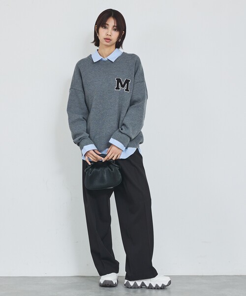 abahouse mavie（アバハウスマヴィ）の「【定番】スタンダードシャツ/春服/羽織り/レイヤード/着回し（シャツ/ブラウス・レディース・ブルー/ホワイト/サックスブルー・フリー）」の15枚目の写真