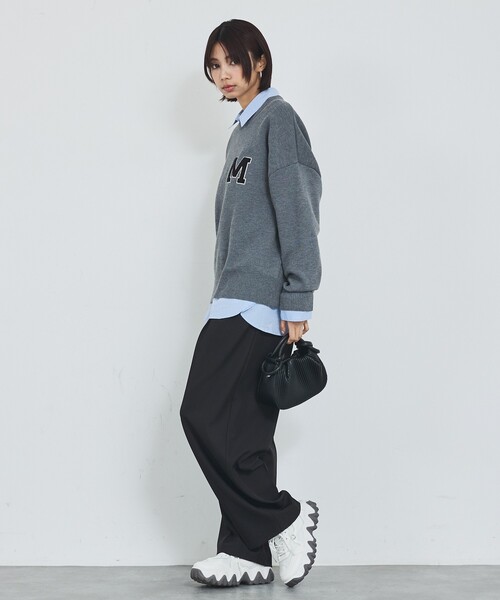 abahouse mavie（アバハウスマヴィ）の「【定番】スタンダードシャツ/春服/羽織り/レイヤード/着回し（シャツ/ブラウス・レディース・ブルー/ホワイト/サックスブルー・フリー）」の16枚目の写真