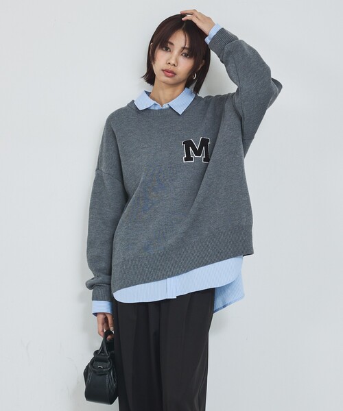 abahouse mavie（アバハウスマヴィ）の「【定番】スタンダードシャツ/春服/羽織り/レイヤード/着回し（シャツ/ブラウス・レディース・ブルー/ホワイト/サックスブルー・フリー）」の17枚目の写真