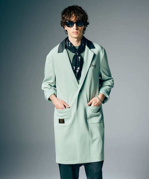 glamb(グラム)の「Chesterfield Shirt / チェスターフィールドシャツ(シャツ/ブラウス・メンズ・グリーン/ブラック・S/M/L)」の8枚目の写真