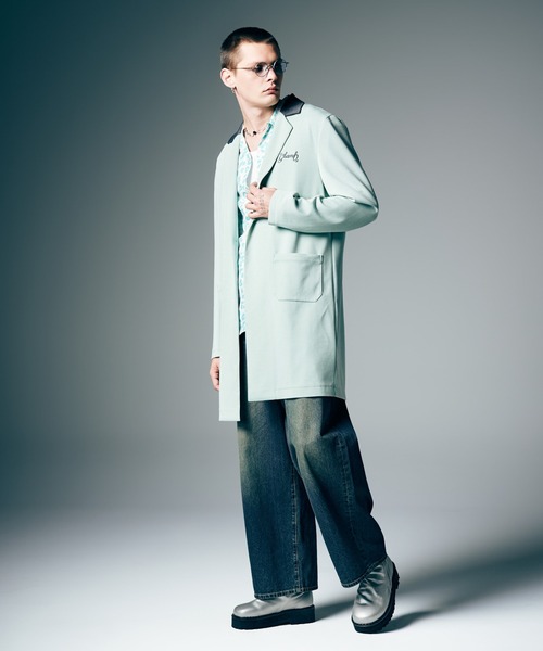 glamb(グラム)の「Chesterfield Shirt / チェスターフィールドシャツ(シャツ/ブラウス・メンズ・グリーン/ブラック・S/M/L)」の10枚目の写真