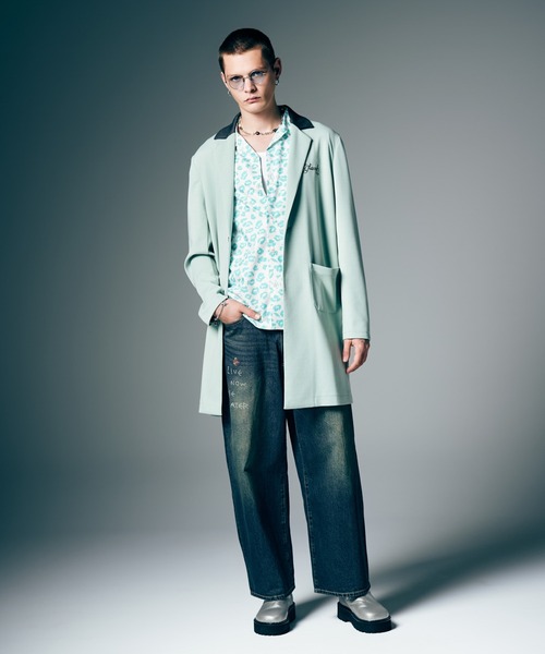 glamb(グラム)の「Chesterfield Shirt / チェスターフィールドシャツ(シャツ/ブラウス・メンズ・グリーン/ブラック・S/M/L)」の11枚目の写真