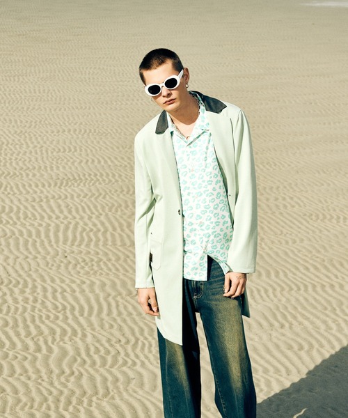 glamb(グラム)の「Chesterfield Shirt / チェスターフィールドシャツ(シャツ/ブラウス・メンズ・グリーン/ブラック・S/M/L)」の16枚目の写真