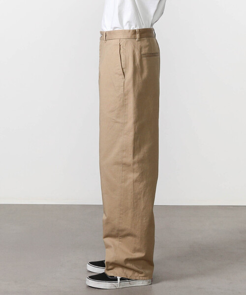 ORCIVAL(オーシバル)の「ORCIVAL | コットンドライツイル ワイドカーブパンツ MEN(その他パンツ・メンズ・グレイッシュベージュ/ベージュ・5/4/3)」の10枚目の写真