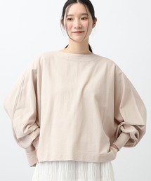 studio CLIP | 《natural by clip》ミニ裏毛Ｗバイオゆるプルオーバー(Tシャツ/カットソー)