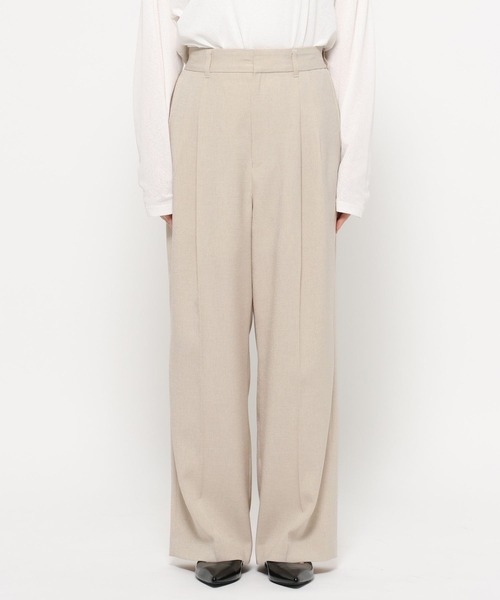 LOWRYS FARM(ローリーズファーム)の「ホップサックワイドパンツ 602808(その他パンツ・レディース・ブラウン/ベージュ/チャコールグレー・LARGE/MEDIUM/SMALL)」の4枚目の写真