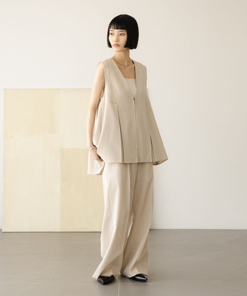 LOWRYS FARM(ローリーズファーム)の「ホップサックワイドパンツ 602808(その他パンツ・レディース・ブラウン/ベージュ/チャコールグレー・LARGE/MEDIUM/SMALL)」の15枚目の写真