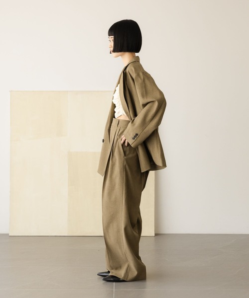 LOWRYS FARM(ローリーズファーム)の「ホップサックワイドパンツ 602808(その他パンツ・レディース・ブラウン/ベージュ/チャコールグレー・LARGE/MEDIUM/SMALL)」の22枚目の写真