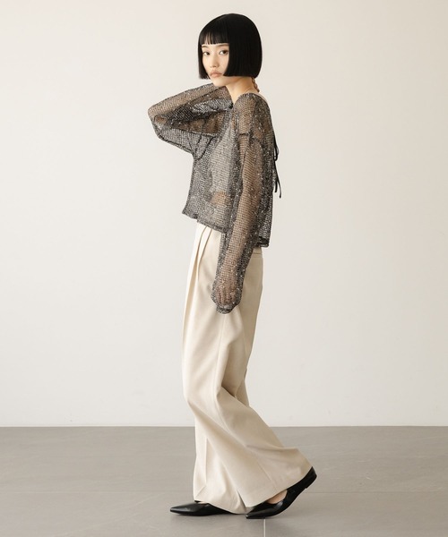 LOWRYS FARM(ローリーズファーム)の「ホップサックワイドパンツ 602808(その他パンツ・レディース・ブラウン/ベージュ/チャコールグレー・LARGE/MEDIUM/SMALL)」の20枚目の写真