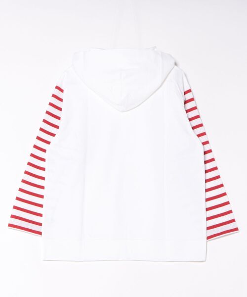 LA MARINE FRANCAISE（マリン フランセーズ）の「バスク天竺フーディプルオーバー（Tシャツ/カットソー・レディース・ネイビー系/レッド系その他・FREE）」の8枚目の写真