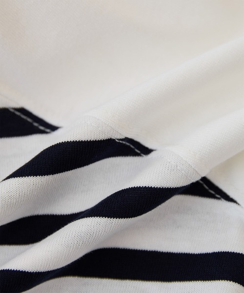 LA MARINE FRANCAISE（マリン フランセーズ）の「バスク天竺フーディプルオーバー（Tシャツ/カットソー・レディース・ネイビー系/レッド系その他・FREE）」の7枚目の写真