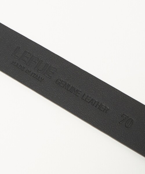 LEFIJE（レフィエ）の「＜LEFIJE＞スクエア バックル ベルト＜ Select by EMMEL REFINES ＞（ベルト・レディース・ブラック・FREE）」の5枚目の写真