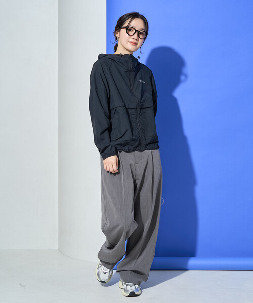 FREAK'S STORE（フリークスストア）の「限定展開 Columbia/コロンビア Spire Valley Windbreaker/スパイアーバレーウィンドブレーカー(撥水・UVカット)（マウンテンパーカー・レディース・ベージュ/ブラック・LARGE）」の6枚目の写真