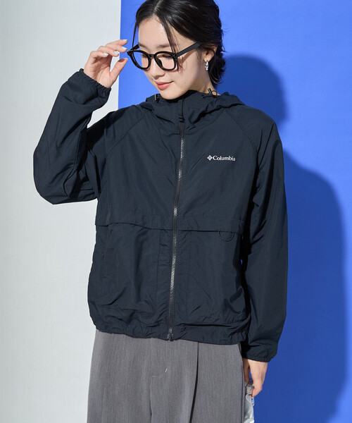 FREAK'S STORE（フリークスストア）の「限定展開 Columbia/コロンビア Spire Valley Windbreaker/スパイアーバレーウィンドブレーカー(撥水・UVカット)（マウンテンパーカー・レディース・ベージュ/ブラック・LARGE）」の7枚目の写真