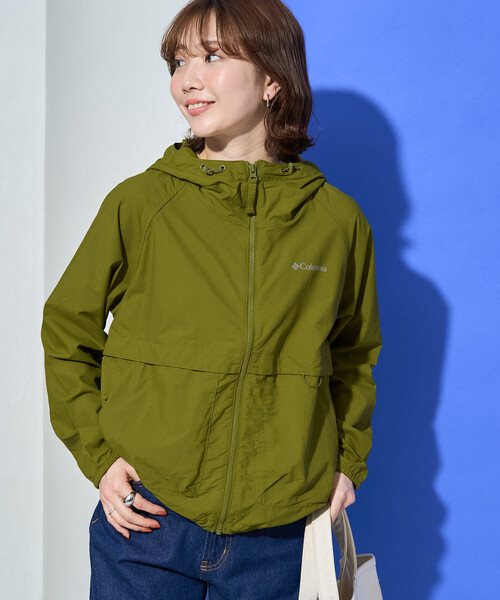 FREAK'S STORE（フリークスストア）の「限定展開 Columbia/コロンビア Spire Valley Windbreaker/スパイアーバレーウィンドブレーカー(撥水・UVカット)（マウンテンパーカー・レディース・ベージュ/ブラック・LARGE）」の10枚目の写真