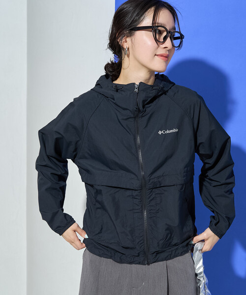 V12 ブラック XL ウインドブレーカー 限定展開 Columbia/コロンビア Spire Valley Windbreaker/スパイアー