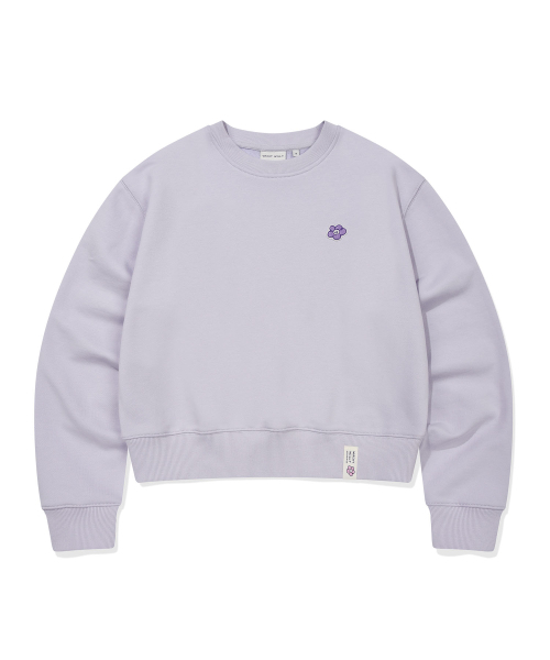 Wacky WiLLy（ワッキーウィリー）の「[26SS] ウィメンズリリーワッペンクロップスウェットパープル（スウェット・レディース・その他・SMALL/MEDIUM/LARGE）」の2枚目の写真