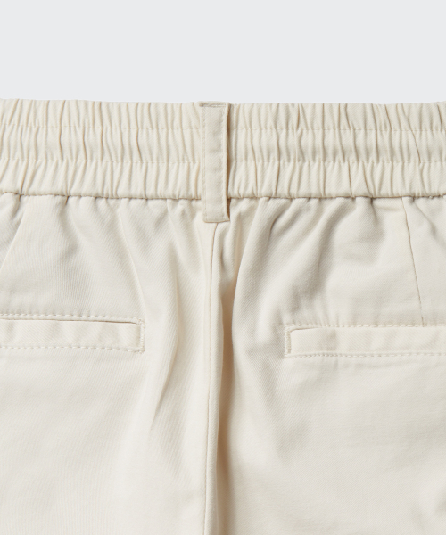 MUSINSA STANDARD KIDS（ムシンサスタンダードキッズ）の「ワイドチノショーツ[クリーム]（その他パンツ・レディース・その他・110/100/120/130/150/140/160）」の6枚目の写真